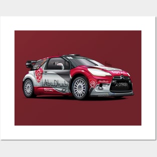 Citroen DS3 WRC - Kris Meeke Posters and Art